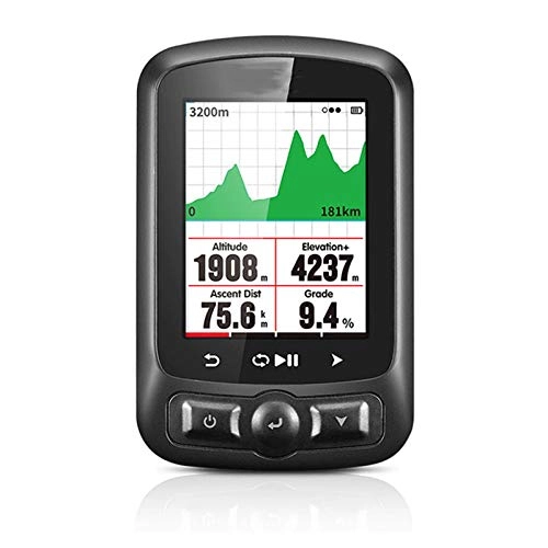 Computer per ciclismo : KAR GPS del Calcolatore della Bicicletta Senza Fili Bluetooth 4.0 IPX7 Impermeabile Bike Cycling Tachimetro Computer Accessories