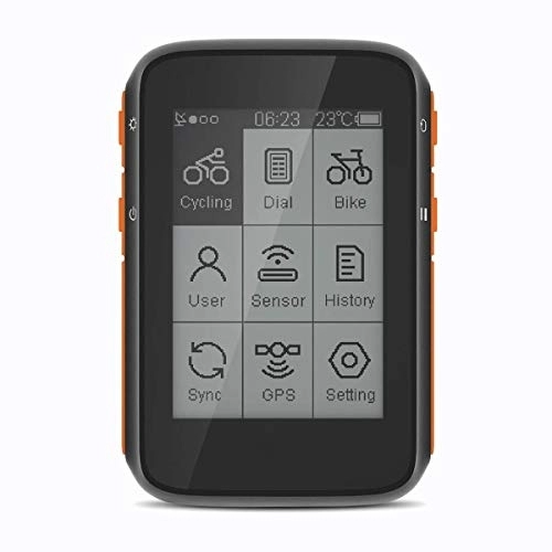 Computer per ciclismo : Lesrly-Cycle GPS Bike Computer, tachimetro per Bicicletta per Navigazione Wireless contachilometri, Display LCD da 2, 4 Pollici Impermeabile IP67, Adatto per Tutte Le Biciclette