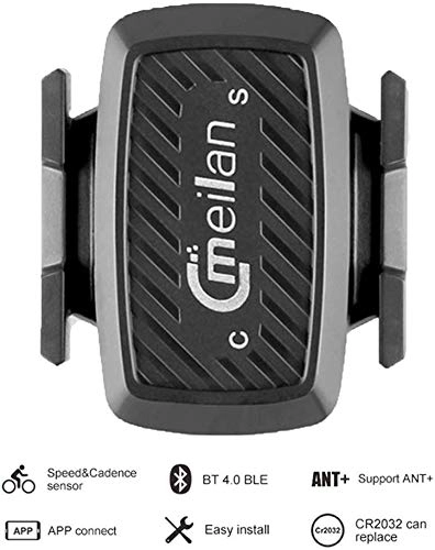 Computer per ciclismo : LFDHSF Sensore di velocit e Cadenza Bici Ciclismo Esterno Tachimetro per Bicicletta Impermeabile Wireless, Bluetooth 4.0 / Ant + Misura Esterna
