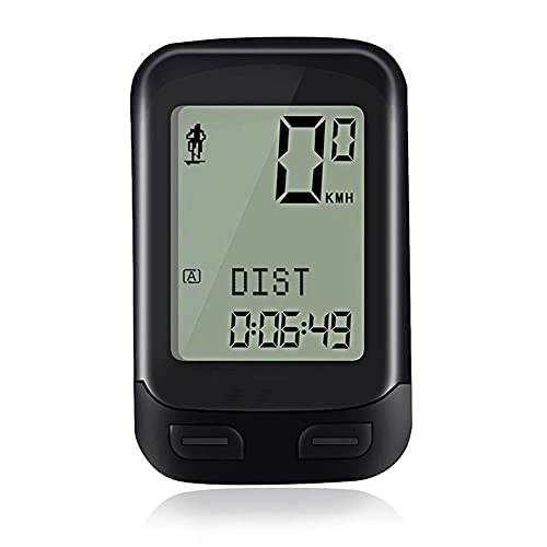 Computer per ciclismo : limei Bicicletta Codice, Bici Odometer, con Funzione di Sveglia Automatica, Retroilluminazione Display 5 Lingue, come Accessori Ciclismo, Per La maggior parte dei Tipi di Biciclette