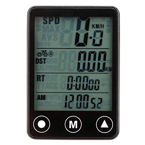 Computer per ciclismo : Lzcaure Computer da Bicicletta Funzioni Wireless Bike Computer Touch Button LCD Retroilluminazione Tachimetro Impermeabile Accessori per Il Ciclismo Strumento per Esercizi All'aperto