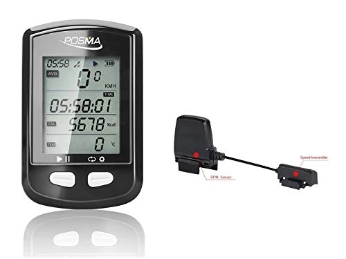 Computer per ciclismo : POSMA Bluetooth ANT+ Dual Mode DB2 GPS Ciclismo Computer BCB30 Sensore di Cadenza Velocità Kit Valore - Contachilometri Contachilometri Connetti con Smartphone iPhone