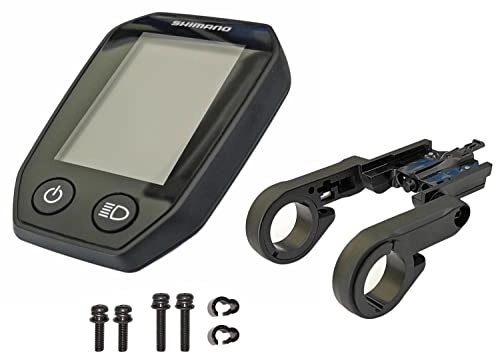 Computer per ciclismo : Shimano SC-E6010 eBike Display Computer di bordo, con supporto