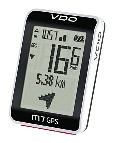Computer per ciclismo : VDO M7 Computer per Bici con Altimetro Ciclocomputer GPS
