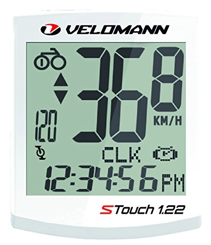 Computer per ciclismo : Velomann st122h contatore Bianco