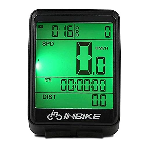 Computer per ciclismo : XIEXJ Calcolatore della Bicicletta Wireless Tachimetro, Impermeabile della Bici del Tachimetro con Retroilluminazione LCD