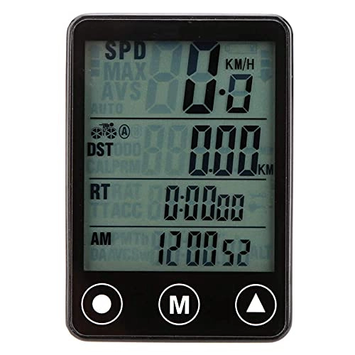 Computer per ciclismo : YIQIFEI Ciclocomputer Funzioni Wireless Bike Computer Touch Button LCD Retroilluminazione Impermeabile Tachimetro Bicicletta Velocità (Bike Computer)