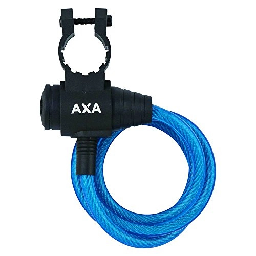 Lucchetti per bici : AXA, Antifurto a Cavo per Bicicletta Zipp, Blu (Blau)