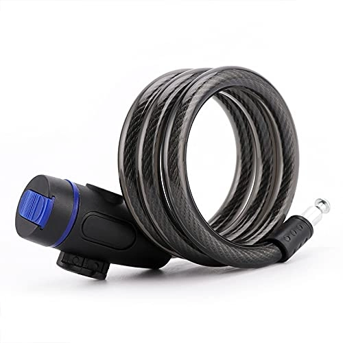 Lucchetti per bici : Bicicletta Cable Block Furto Spirale Acciaio Cavo Universale Bicicletta Protettiva Bicicletta Cavo in acciaio inox Bobina Cavo Bicicletta Accessori 2 Key per biciclette all'aperto e altri oggetti che