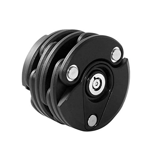 Lucchetti per bici : Blocco Bici Bike Block Hamburg-Lock-Lock Anti-Furto Forte Sicurezza Bicicletta Pieghevole Blocco Blocco Staffa Bike Catena Blocco Blocco .Blocco della Bicicletta (Colore : Black)