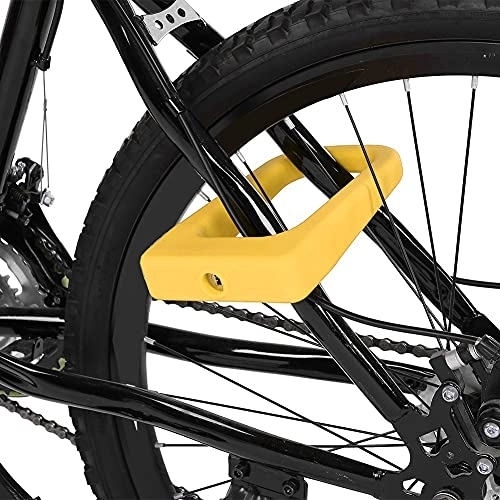 Lucchetti per bici : Changor Chiave Bicicletta Serratura, Alluminio / magnesio Lega con Silice Gel Silicone Involucro Cappotto Nucleo Alluminio / magnesio Lega (Giallo)