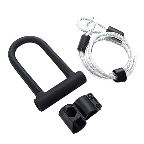 Lucchetti per bici : FHKBK Bike U Lock Heavy Duty Combination Shackle Antifurto Serrature di Sicurezza per Mountain Bike da Bicicletta