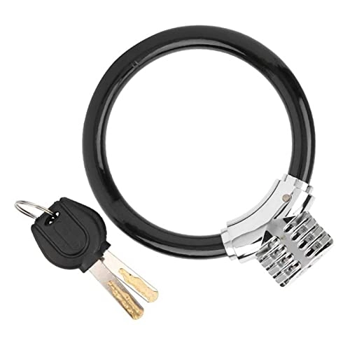 Lucchetti per bici : Ginkgo Trading TJN-Boutique Security Portable Cable Lock Anti Theft Security Lock for Bicicletta Mountain Bike Outdoor Cycling Block Bike Attrezzature Tang