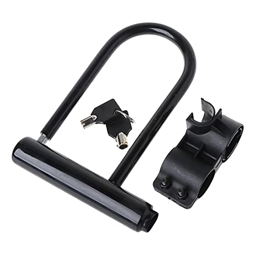 Lucchetti per bici : Ginkgo Trading TJN-Boutique Universale U Lock Bike Bike Bicycle Motorcycle Cycling Scooter Security Catena in Acciaio Tang (Color : B)