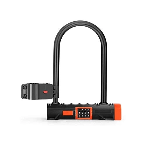 Lucchetti per bici : Heavy Duty Digit Bicycle Bike Combination Bike Lock Bicycle Heavy Duty Combination U Shaped Lock