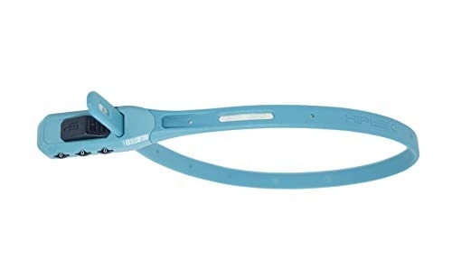 Lucchetti per bici : Hiplok Z Hiplok, Lucchetti Cavo Unisex Adulto, Turquoise, 40 cm