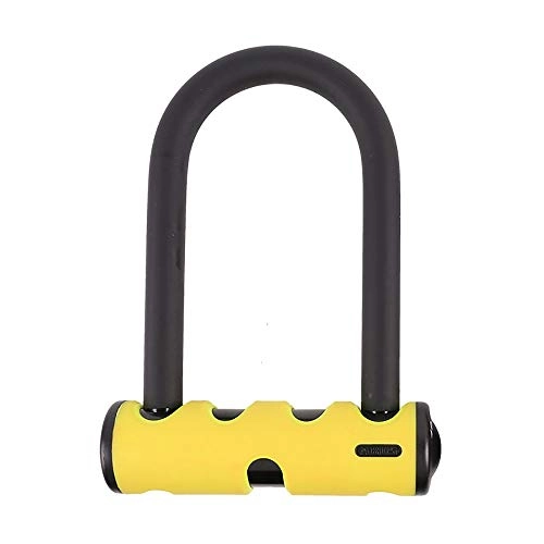 Lucchetti per bici : HO-TBO Ciclismo U-Lock Blocco Auto elettrica di Sicurezza antifurto Blocco Aperto del Doppio U-Lock Moto Lock Road Bike Lock Giallo Rosso Grande Strumento di Sicurezza della Bici