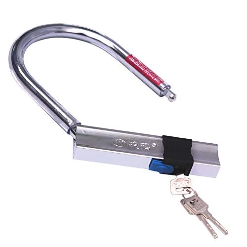 Lucchetti per bici : LIDAUTO U Lock for Motorcycle Anti Theft Stainless Steel Forbici idrauliche anti-16T Accessori per la Bicicletta a Prova di Polvere