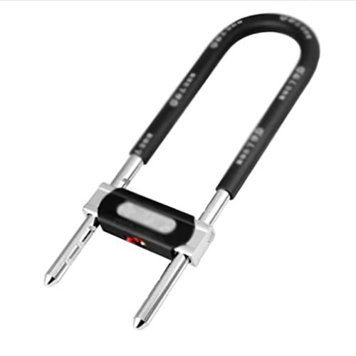 Lucchetti per bici : LKHJ Lucchetti a U Bici Accessori Serratura Porta in Vetro Serratura Doppia Porta Lucchetto A U Lucchetto per Batteria Moto per Biciclette, Moto, Passeggini, Scale Lucchetto antifurto per Bici