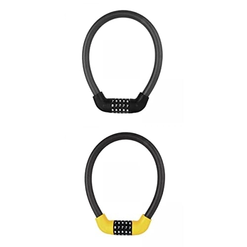 Lucchetti per bici : LOVIVER Bike Lock Cable Heavy Duty 5 Password Resettabile per Gate