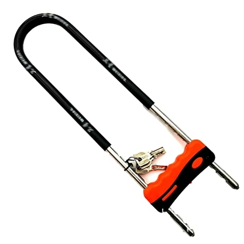 Lucchetti per bici : Lucchetto con chiave Bicicletta U-lock, Blocco bici Heavy Duty Combinazione Bike Lock Per Bici Da Strada Mountain Bike Bicicletta Bicicletta Bicicletta Pieghevole U-lock