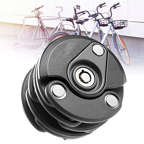 Lucchetti per bici : Lucchetto Multifunzione Bici, Lucchetti Pieghevoli Scooter Moto, Lucchetto Pieghevole Lega di Acciaio con Cinghia Fissaggio, Si Applica Lucchetti per Biciclette, Porte Moto, Recinzioni Cancelli