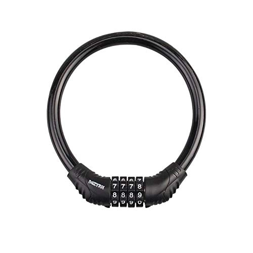 Lucchetti per bici : Oshamsviatm Lucchetto per Bicicletta Password Bicycle Code Block Bike Mountain Bike Sicurezza Portatile Anti-furto Cavo Blocco Cavo in Acciaio Blocco Bicicletta Accessori per Biciclette-Nero Bibella