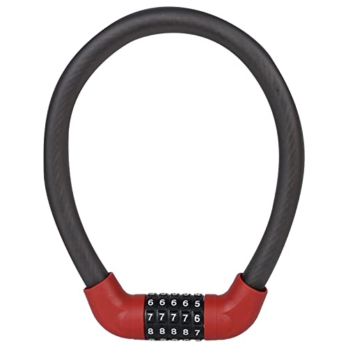 Lucchetti per bici : shoppingba Attrezzatura protettiva impermeabile della serratura della bici di combinazione della serratura della bici di sicurezza rossa