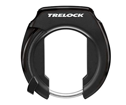 Lucchetti per bici : Trelock RS351, Lucchetto ad Arco al Telaio Unisex Adulto, Nero, D13X60 mm