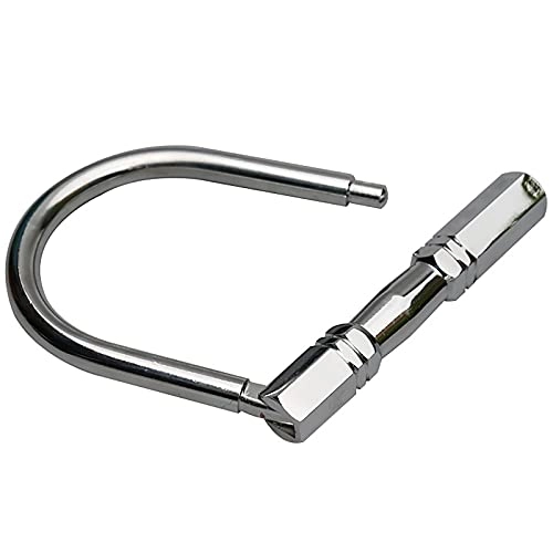 Lucchetti per bici : XMSIA Lucchetto per Bicicletta Blocco Auto Elettrico Blocco a Forma di Moto Lock Bicycle Block Accessori per Ciclismo Antifurto da Ciclismo (Color : Silver, Dimensione : 20.5x3x20.5cm)