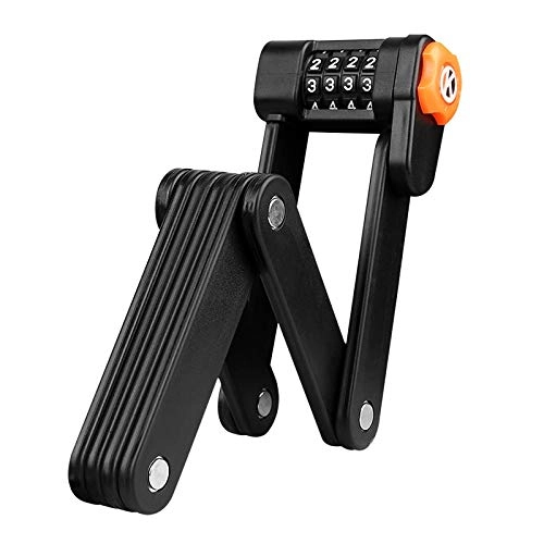 Lucchetti per bici : YSFFHDH Bicycle Lockbicycle Alloy Steel Folding Lock Anti-Theft Code Lock