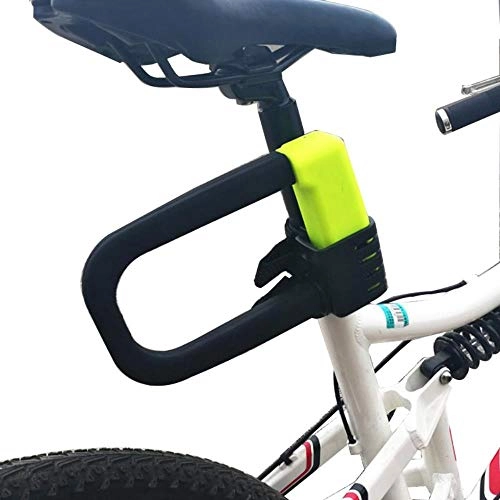 Lucchetti per bici : yyqxhly Bike Allarme U-Lock Anti-Danni della Bicicletta Moto Anti-Idraulico Forza Anti Theft Blocco Accessori Biciclette, Yellow