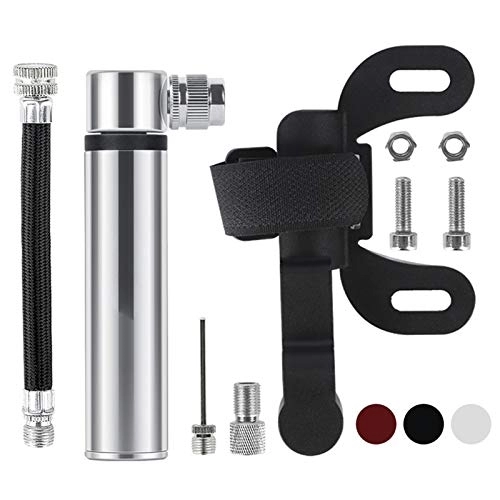 Pompe da bici : Accessori bici Minia mini pompa per bicicletta pompa pneumatici pneumatici pneumatici SCHRADER PRESTA valvola a base di ago ago tubo mtb accessori portatili pompa della bici portatile .per adulto