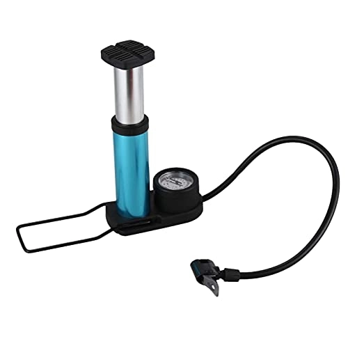 Pompe da bici : BUMSIEMO - Pompa da pavimento portatile per bicicletta, con pompa a pavimento, con pressione blu