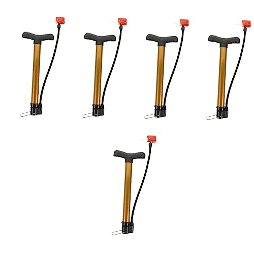 Pompe da bici : CLISPEED 5Pcs Pompa Di Aria Portatile Pompa Di Aria A Mano Accessori Per Palloncini Gonfiatore A Palloncino Pompa Di Aria Per Bicicletta Sport Pompa A Sfera Pompa Pavimento Per