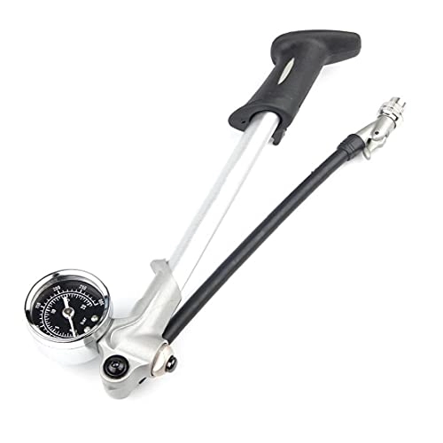 Pompe da bici : EElabper Pompa di Bicicletta Shock Manometro 300PSI forchetta Sospensione Posteriore valvola Universale per MTB Mountain Bike