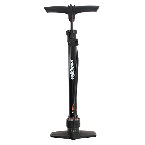 Pompe da bici : esKapad Pompa a pedale per bicicletta con manometro, 6 bar, punte Presta e Schrader