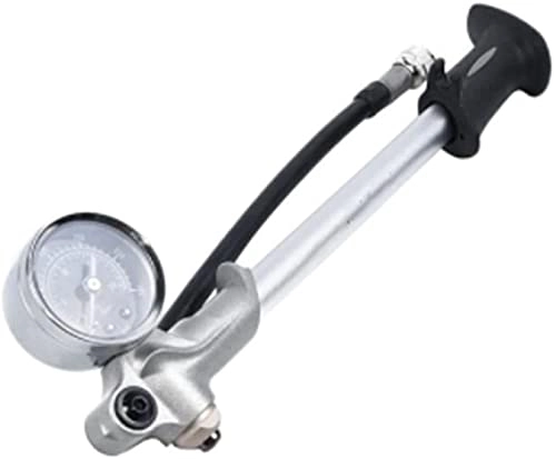 Pompe da bici : FCPLLTR Inflatore per Pompa per Biciclette ad Alta Pressione 300PSI MTB. Bike Compact Suspension Fork Pompa per Ammortizzatore Posteriore 7.05 Pompa Bici in Lega di Alluminio (Colore: Bianco)