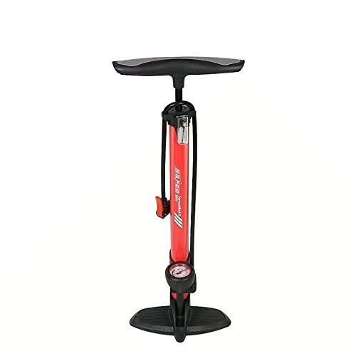 Pompe da bici : FGGTMO Pompa Bike Mini, ad Alta Pressione Pompa da Bicicletta con stabilizzazione Spina del Piede e manometro, for Strada, Montagna, Touring, (Color : Red)
