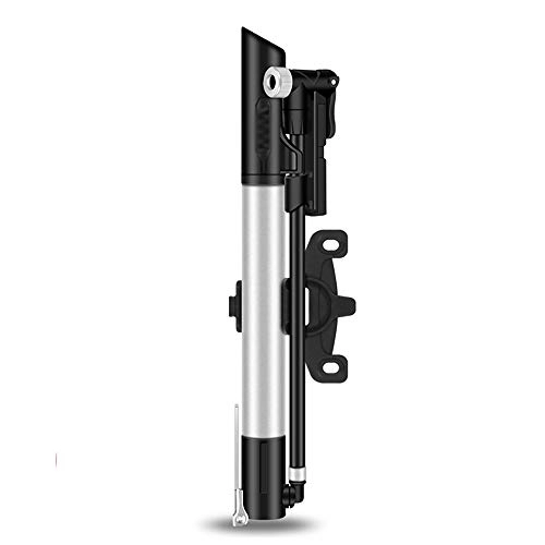 Pompe da bici : FMOPQ Commuter Bike Pump Compact And Lightweight Performance Cycling Gear Mini Portable High Pressure Pumps Easy to Use (Color : Black Size : 270mm)