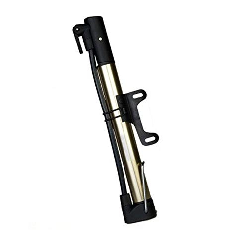 Pompe da bici : Jklt Pompa Bike Presta e Schrader Valvola Manuale della Bicicletta Pompe for Pneumatici for Biciclette e Palle Senza Valve Replacement Facile da Usare e Carry (Colore : Golden, Size : 29cm)