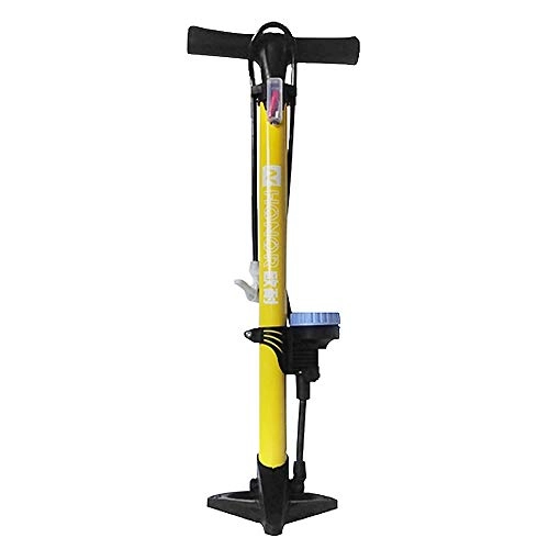 Pompe da bici : Lixada 160PSI Pompa da Pavimento per Bicicletta con Manometro Portatile Gonfiatore di Pneumatici Pompa ad Aria per Bici da Ciclismo per Presta Schrader Valve