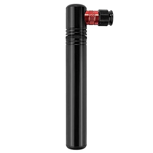 Pompe da bici : Lwieui - Mini pompa per bici da 120 psi, con staffa di montaggio, adatta a Presta e Schrader, per bici da strada, mountain bike, per pneumatici BMX (colore: nero, taglia: unica)