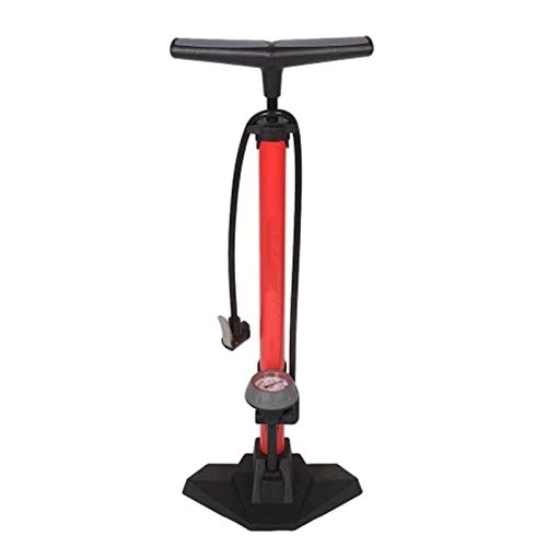 Pompe da bici : Lwieui Pompa per Bici Pompa ad Aria da Pavimento for Biciclette con Calibro 170psi Guanti da Bici ad Alta Pressione per Pneumatici per Bici BMX (Colore : Red, Size : One Size)