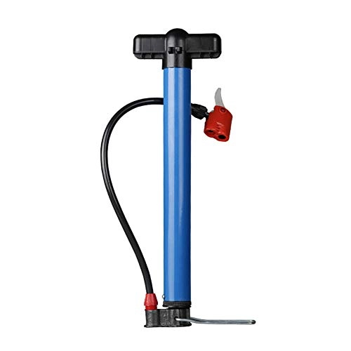 Pompe da bici : MAIKE Pompa Bici Multifunzione Pompa Da Pavimento Portatile Pompa A T Per Valvole Presta & Schrader Valvola E Sfera Sportiva