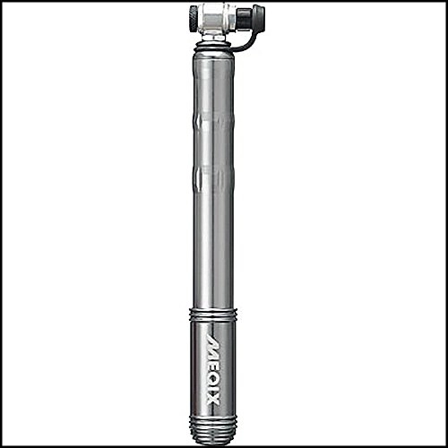 Pompe da bici : meqix Metal Diamond HV M Mini Pump e190 mm 6, 2bar Grigio pompa per bicicletta