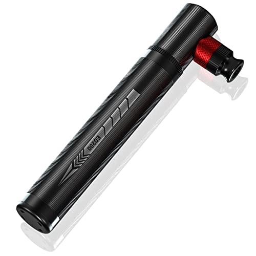 Pompe da bici : Mini pompa per bicicletta, adatta per Presta & Schrader 130 PSI, pompa ad aria per bicicletta, portatile, per bici da strada, mountain bike e BMX, colore nero