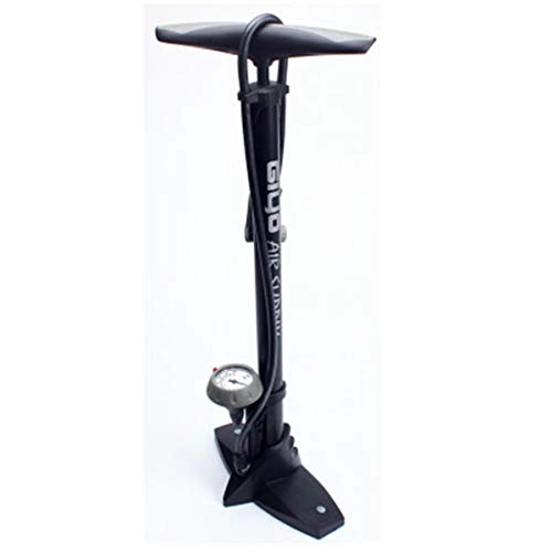 Pompe da bici : MXCYSJX Pompa da Pavimento per Bicicletta con manometro per Presta Schrader per Pneumatici della Bicicletta Gonfiabili, Black