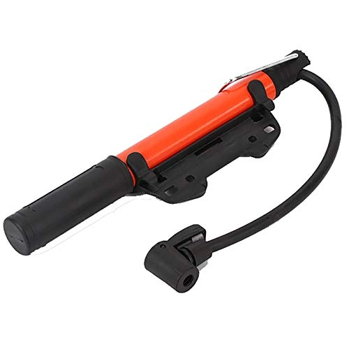 Pompe da bici : Ofgcfbvxd Pompa per Bicicletta Pump Bicycle Ball Ball Tipo di Mano Giamino Portatile Mini Bicycle Pompa Portatile (Color : Orange, Size : 28x2.7cm)