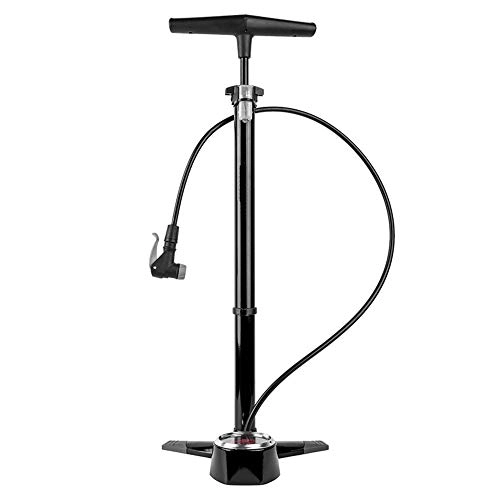 Pompe da bici : Pompa da bicicletta Pompa mini bicicletta universale con pompa ad alta pressione tubo flessibile estesa per bicicletta da montagna / moto / palla, reversibile automaticamente Presta & Schrader Veloce